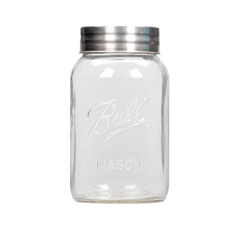 Gallon Creative Container Glass Mason Jar by Ball , 5.70 x 5.70 x 11.40 Inches, (1)