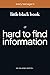 Every Teenager's Little Black Book of Hard to Find Information (Little Black Books) by Blaine Bartel