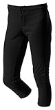 A4 Women'S Softball Pant (Black) (S)