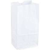 Perfect Stix- 2lb White Paper Bags -Pack of 500ct