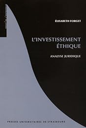 L' investissement éthique