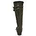 Twisted Women's Trooper Knee-High Extended Calf Faux Leather Military Boot