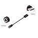 Monoy KKA102810 Motorola Moto Z Droid, Z Force Droid, Z Play, Z2 Headsets, Connector Type C to 3.5 mm Audio Speaker Headphone Stereo Microphone Female Adapter
