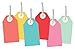 The Gift Wrap Company 36-9506 12 Count Recycled Paper Strung Gift Tags, Vintage, Multicolor