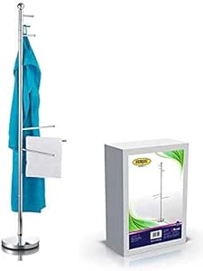 Perchero de pie toallero portatoallas en acero 6 berazos porta ...