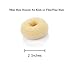 Beaute Galleria Hair Donut Bun Maker Ring Style Mesh Chignon Ballet Sock Bun (Mini, Beige/Blonde)