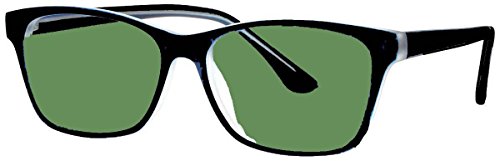 BoroView Shade #3 - Glass Working Spectacles in Black Unisex Plastic Frame - 54/38-17-145, Spring Hinges