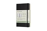 Moleskine 18 Month Weekly Planner, Pocket, Black, Soft Cover (3.5 x 5.5)