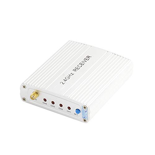 Gemgoo 2.4GHZ 4CH Wireless Video and Audio Receiver For CCTV Camera security system