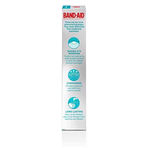 BandAid Brand Hydroseal Finger Adhesive Bandages for Wound Care and