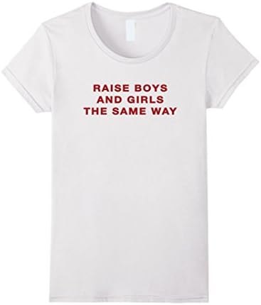Womens Hanger Swag: Raise Boys and Girls the Same Way Medium White