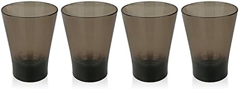 Premium HOLIDAY Cups – Classic Party Drinkware for Mixed Drinks and Alcohol – Unbreakable Plastic (Black Transparent)