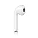 [Upgraded] WEITASI Wireless Bluetooth V4.1 Earbud,Mini Headset Earpiece Headphone with Mic for apple iPhone Series,Android Cellphones and Tablets,White (left ear)