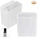 PINOWU [2 Pack] Universal Remote Control Holder 7x6x3cm, Wall Mount Media Organizer Self-Adhesive Storage Box, Office Supply Accessories