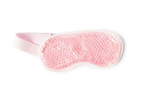 Vanity planet plush soothing gel bead eye mask, blush p…