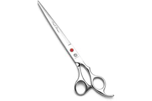 Purple Dragon 5"/5.5"/6"/6.5"/7"/7.5"/8"/9"/10" Sharp Edge Hair Cutting Shears Pet/Puppy/Cat Grooming Scissors with Bag - Perfect for Barber or Dog Groomer