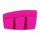 Real Techniques--3-Pocket Expert Organizer, Pink--Makeup Brush Storage Container--For Easy Organization of Makeup Brushes