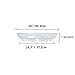 Idyllize 5 Pieces of 16 inch Clear Plastic Heavy Duty Plant Saucer Drip Trays for pots (16”)thumb 2