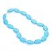 Consider It Maid Silicone Teething Necklace for Mom to Wear - FREE E-BOOK - BPA FREE and FDA Approved - Original (Deep Skyblue)