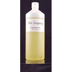 Grapeseed oil 1 Litre – Cosmetic Grade – Also a Carrier Oil for Massage and Aromatherapy