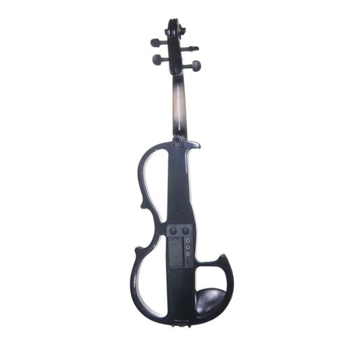 Cecilio Silent Electric Solid Wood Violin with Ebony Fittings, Electric