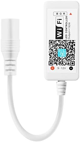 Fivoice WiFi Wireless Led Controller Compatible with Alexa and iFTTT Working with Android and IOS System Mobile Phone Free App for RGB LED Light Strips 5050 3528 LEDs