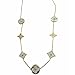 Baoliren White Shell Yellow Gold Round Multi Clover Women's Strand Necklace