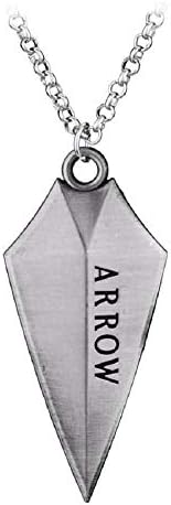 Inception Pro Infinite Arrow Necklace with Arrow and Arrow Written in Both Sides Telefilm Oliver Queen Film