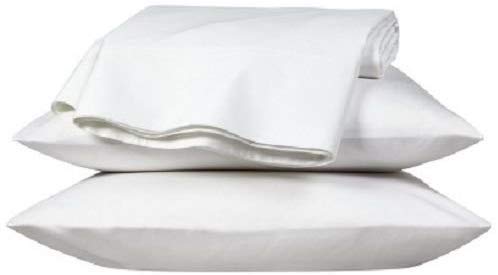 Extra Large luxury pillowcase Pair, White, To fit large pillow, box pillow, polycotton.