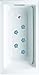 Blue Flower Non-slip saftey shower or tub grip stickers