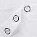 Deconovo White Wide Sheer Curtain Grommet Voile Drape Curtains for Living Room 1 Panel 100W x 84L Inch