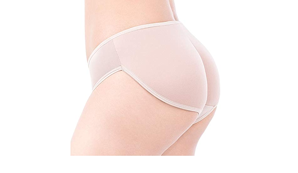 Calcinha Com Enchimento Bundex Aumenta Bumbum - G - Bege | Amazon.com.br