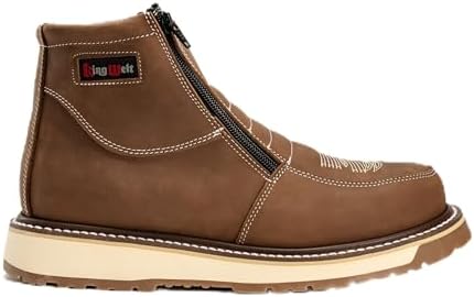 Amazon.com | King Welt Country Flex Work Short Boot Soft Wedge