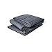 HOSUKKO Weighted Blanket Adult 48''x72'', 15lbs for 140-180lbs Individual,Twin Size Bed Weighted 2.0 Heavy Blanket 100% New Cotton with Glass Beads Grey for Adults, Youths