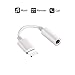 Labobbon 3.5mm Headphone Jack Adapter, Connector for iPhone Xs/ Xs Max/ XR/ iPhone 8/8 Plus/X (10) / 7/ 7 Plus, iPad and More, Music Control & Calling Function Supported - White