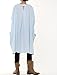 Mordenmiss Women's Doll Collar Casual Sleeveless Top With Big Pockets XL Style 1-Light Blue