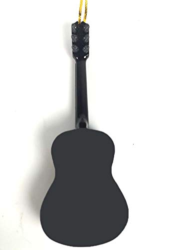 Alano Wooden Maple Mini Ornaments Guitar Musical Instrument Miniature Holiday Dollhouse Model Home Decoration (15cm Guitar) - Thumbnail 2