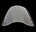 Scooter Windshield Transparent Acrylic (3mm Thick) comes with mounting hardware
