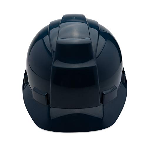 Ruddman Supplies - Quality Safety Hard Hat - 6 Point Quick Twist Ratchet Suspension - Half Brim - Dark Blue - Thumbnail 3