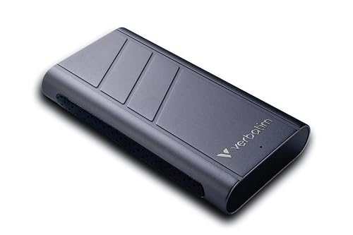 Verbatim TurboMetal Portable SSD 2TB Ultra Fast Read 3700MB/s Write 3600MB/s External Hard Drive USB 4.0 40Gbps for Mac, PC, Laptops, Smartphone & Game Consoles