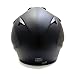 Adult Motorcycle Off Road Helmet DOT - MX ATV Dirt Bike Motocross UTV - Flat Matte Black LARGE with Goggles