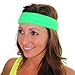 Extreme 80's Neon Green Headband Unisex-Adult
