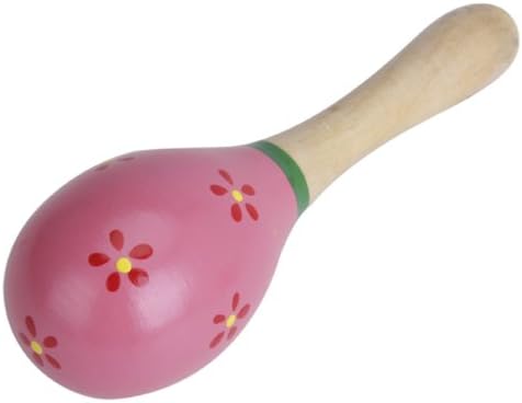 Amazon N A キッズ楽器木製マラカスおもちゃ ドラム 打楽器 おもちゃ