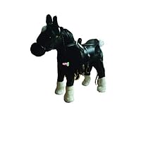 Fengsmart Plush Horse Toy, Plush Toy, Black Toddler Horse Toy