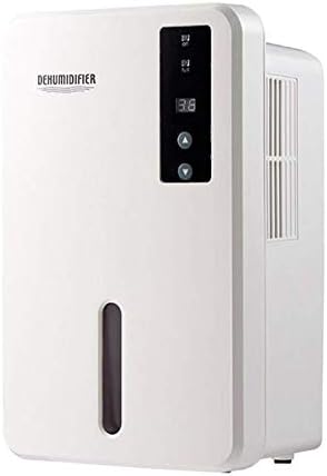 JIANGJIE Electric Home Dehumidifier 40 Square Meters 400ML/Day Dehumidification Portable For Damp Air For Bedroom Home Crawl Space Bathroom RV Baby Room White [Energy Class A]