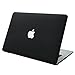 HDE MacBook Air 13 inch Case - Hard Shell Cover Keyboard Skin Fits Previous Generations A1466 A1369 (2008-2017) - Black
