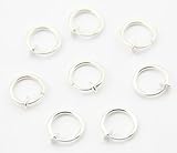 316L Surgical Steel 8 Silver Fake Body Piercing Ear Nose Lip Ring Earrings 13mm Gothic Punk Jewelry