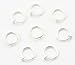 316L Surgical Steel 8 Silver Fake Body Piercing Ear Nose Lip Ring Earrings 13mm Gothic Punk Jewelry