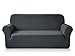 Chun Yi 1-Piece Knit Fabric Slipcover for Loveseat - Grey
