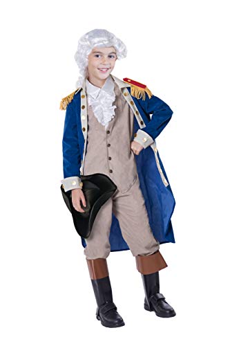 Spooktacular Creations George Washington Costume (Medium (8-10yr))